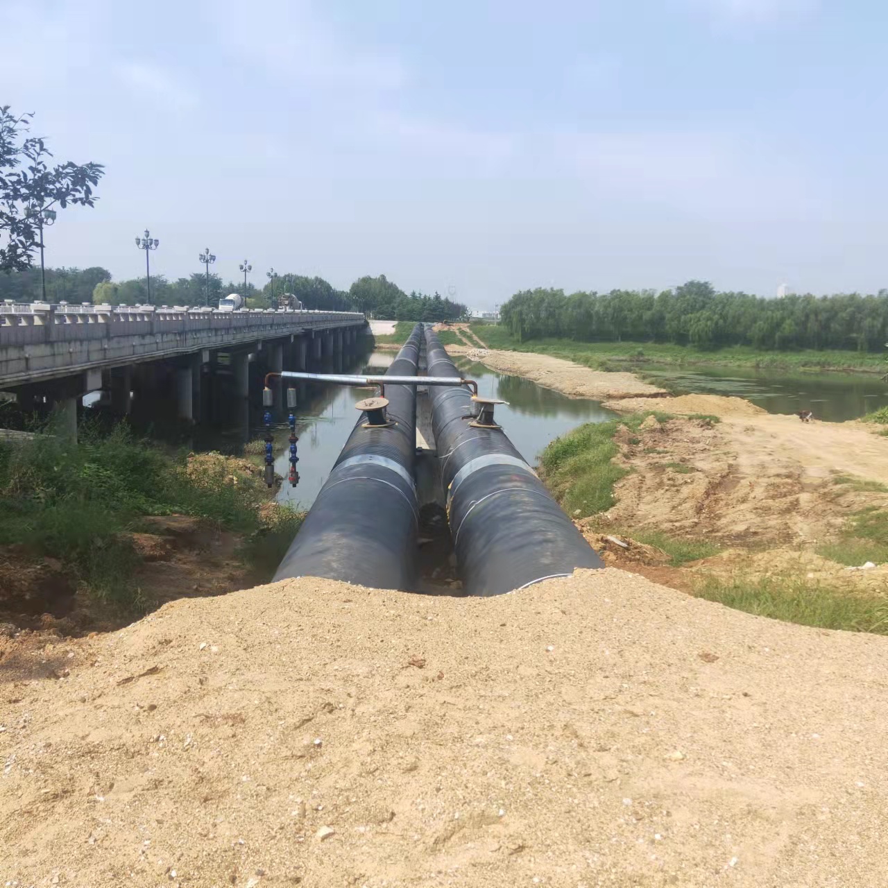 五湖渔场输油管道清洗